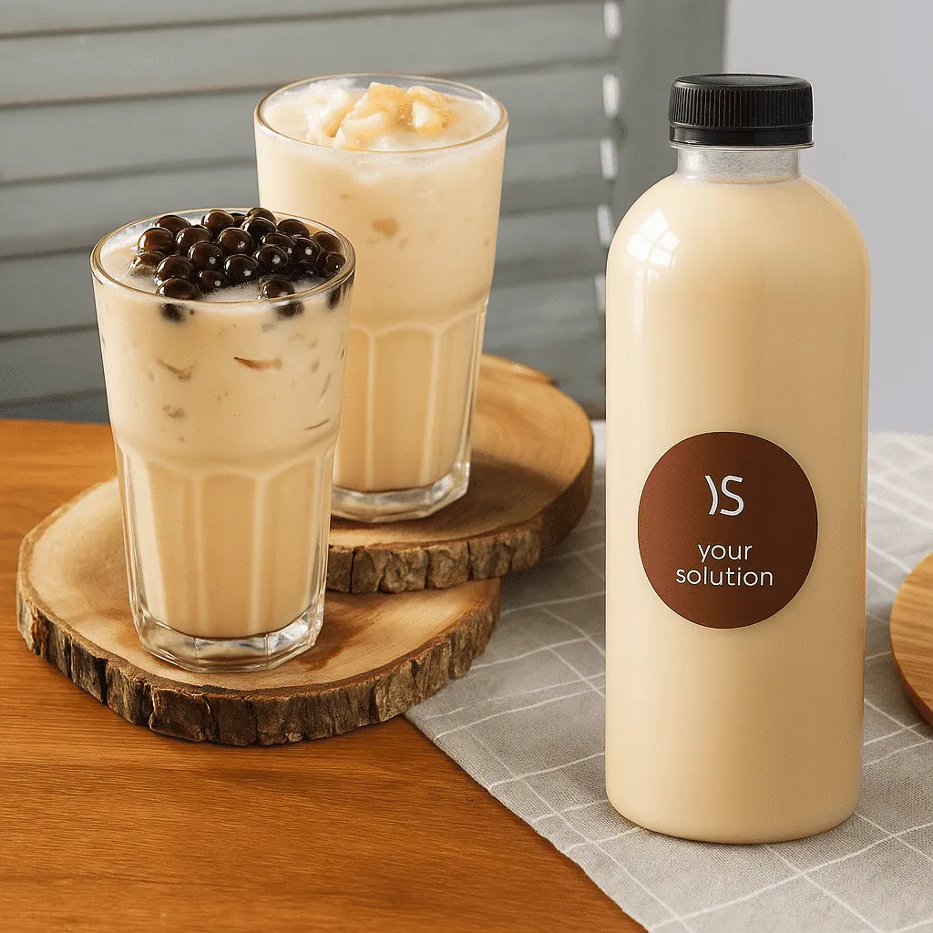 Với chai 1 lít trà sữa đóng chai Your Solution có thể pha ra 7 ly 500ml vô cùng tiện lợi và tiết kiệm chi phí
