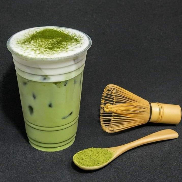 cách pha matcha latte sữa
